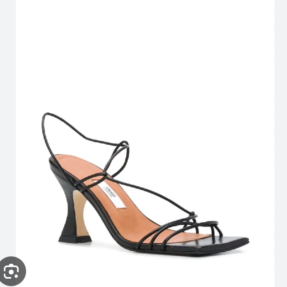 Miista Black Strappy Sandals